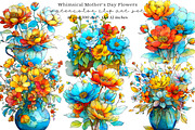Whimsical Mother's Day Flowers Clipa, an Illustration by SinaCreation (Thumbnail 1 of 8)