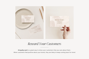 Beauty Loyalty Card Template