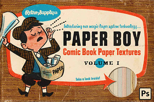 Paper Boy Photoshop Textures Vol. 1