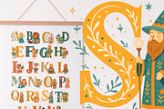 Folk Art: Fairy Tale Kids Alphabet, an Illustration by Astra Menta (Thumbnail 4 of 9)