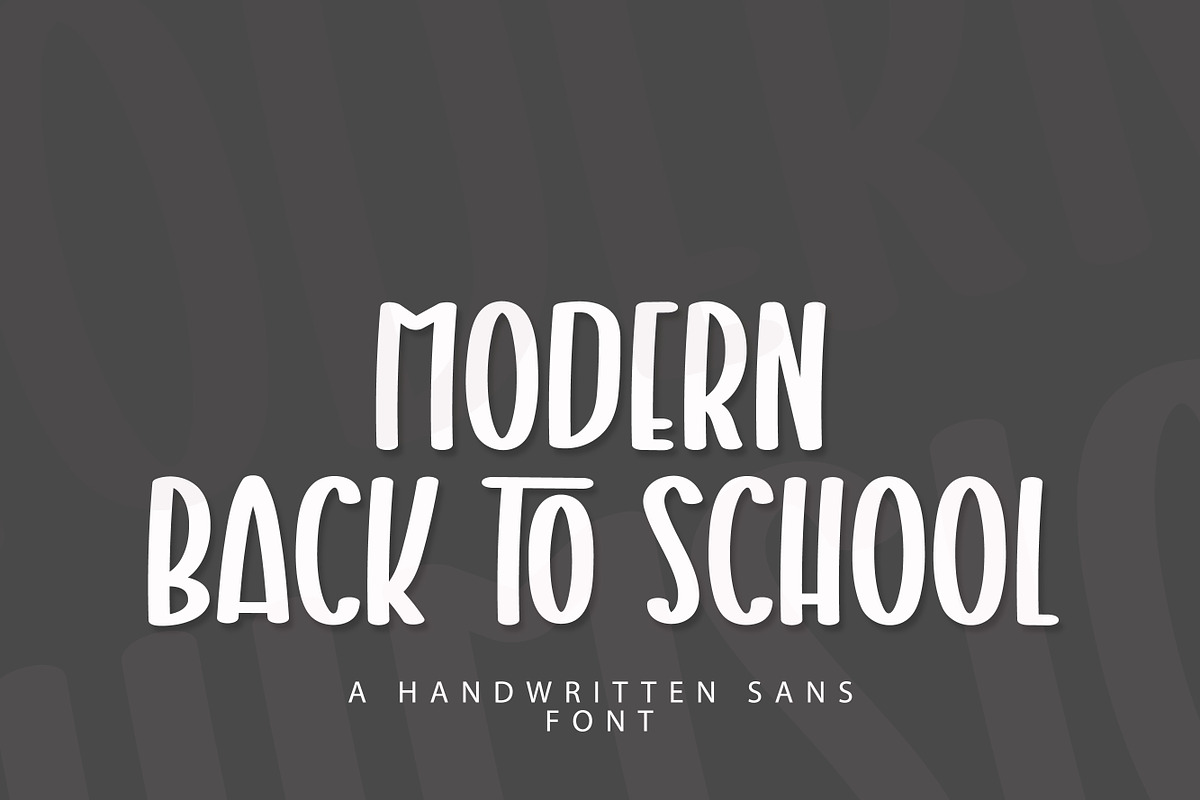 Modern Whimsical, a Sans Serif Font by Mini_World (Photo 4 of 8)
