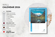 A3 Size Wall Calendar 2026 Printable, a Stationery Template by MstArtwork (Thumbnail 4 of 8)