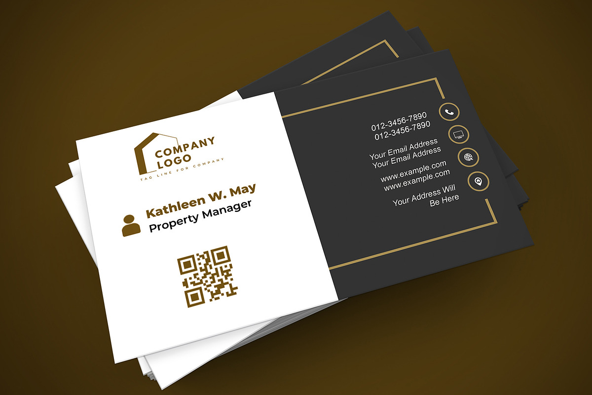 Edge Real Business Card PSD preview 6
