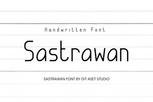 Sastrawan Handwritten Font