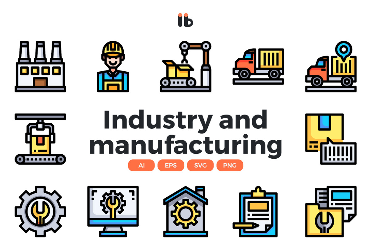 30 Industry and manufacturing, an Icon by libertetstudio (Photo 1 of 6)