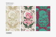 Paisley Floral Ornamental Pattern, a Pattern Graphic by likorbut (Thumbnail 7 of 13)