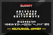 Bloody - Spooky Halloween Font, a Font by Airotype (Thumbnail 6 of 8)