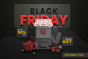 Black Friday - Shop 3D Decorative, a Decorative Illustration by Artlogs x Modaldesain (Thumbnail 2 of 3)