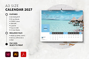 Landscape Calendar 2027 Template, a Stationery Template by MstArtwork (Thumbnail 2 of 7)