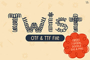 Twist n Whirl | Playful Display Font, a Handwritten Font by LivelyAutumn11.11 (Thumbnail 1 of 5)