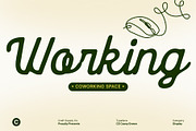 CS Casey Drawn, a Script Font by Craft Supply Co. (Thumbnail 5 of 8)