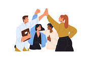 Business teams set. Work success, a Work Illustration by PaperTrident (Thumbnail 3 of 9)