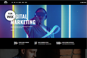Wix Coaching Website Template, a Wix Template by Primavera Studio Design (Thumbnail 1 of 8)