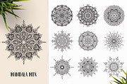 530 Vector Mandala Ornaments, an Animal Illustration by pixaroma (Thumbnail 41 of 55)