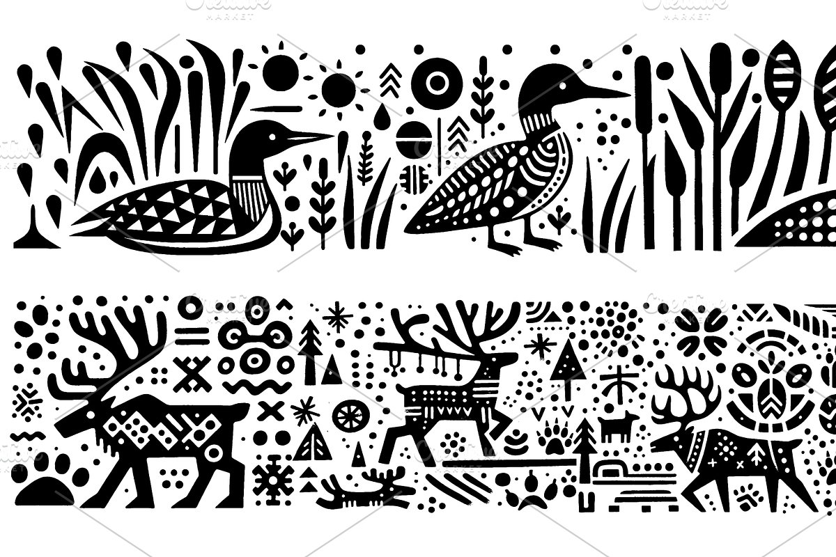 Vintage Livestock Folk Art, a Decorative Illustration by devastd (Photo 10 of 28)