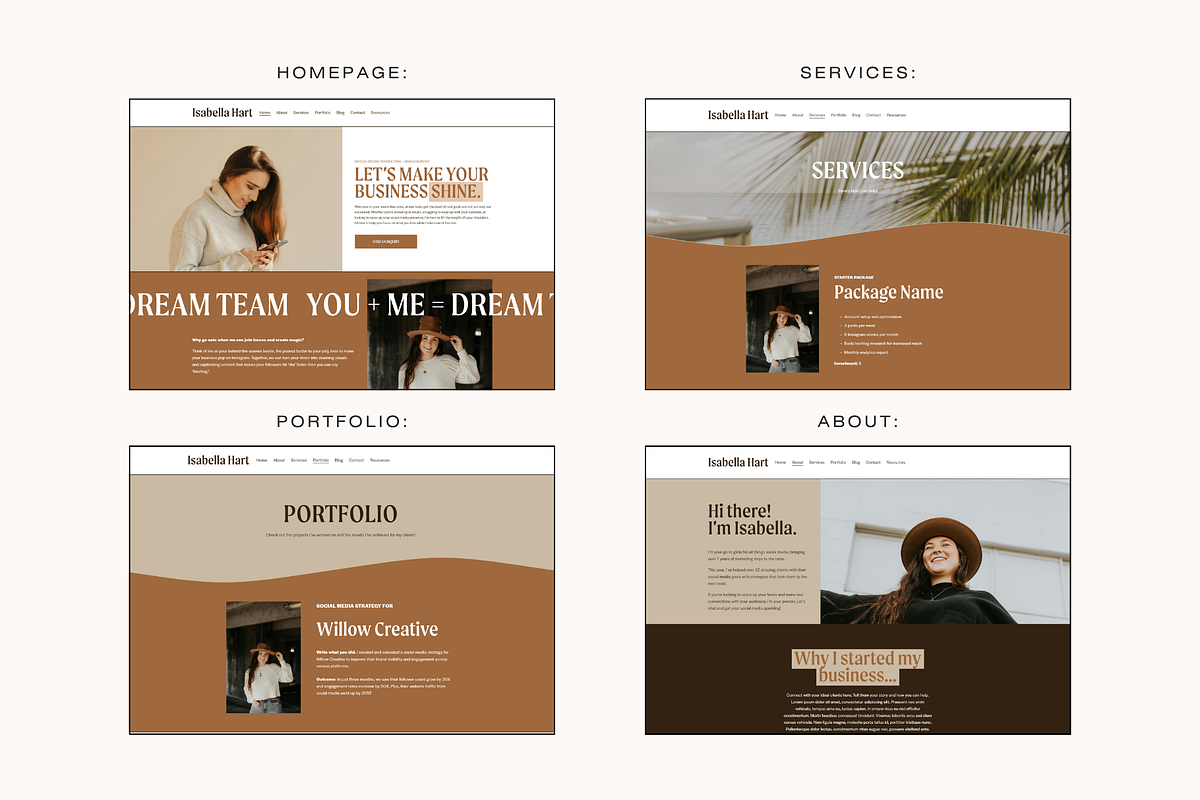 Squarespace 7.1 Website Template, a Squarespace Template by molly ho studio (Photo 3 of 9)