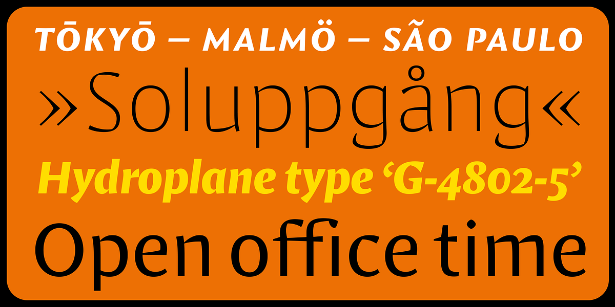 Comma Base, a Sans Serif Font by Martin Majoor (Photo 5 of 9)