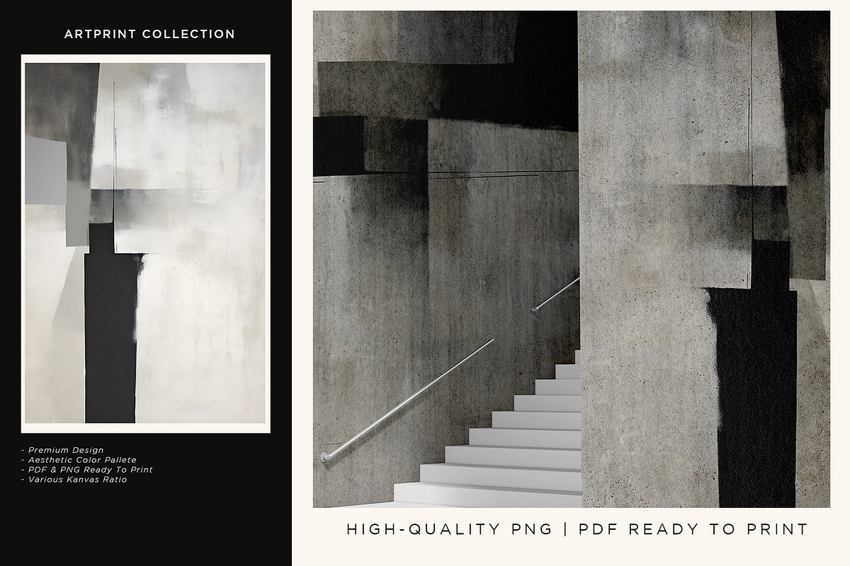 Abstract minimalist  Modern Painting, a Decorative Illustration by Vibrand Studio (Photo 10 of 11)