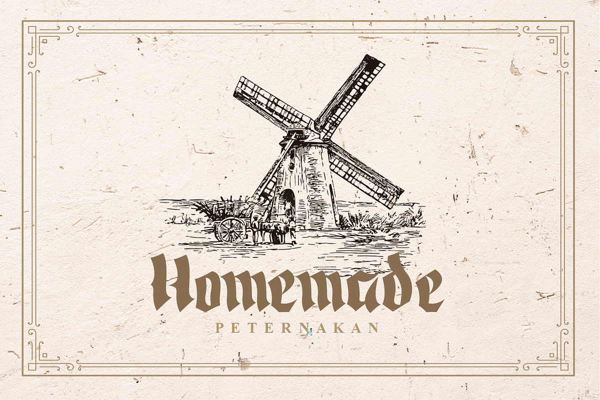 Cardanaya Blackletter, a Blackletter Font by Authentic Studio (Photo 7 of 8)