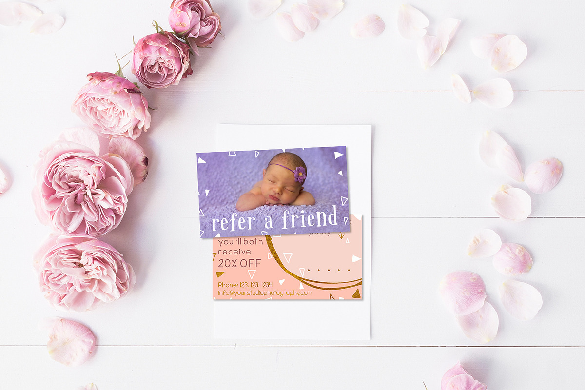 Referral Card | Exquisite Reverie, a Business Card Template by Sleeklens (Photo 3 of 5)