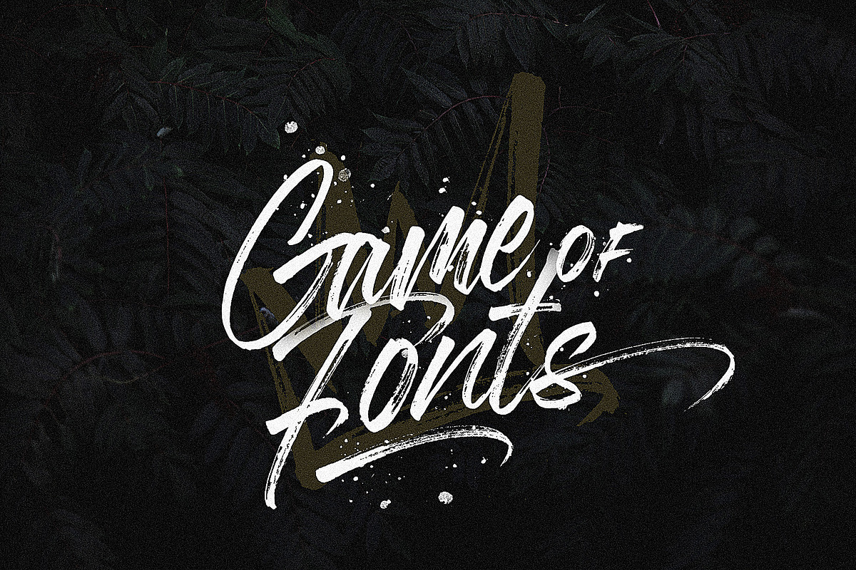 Fudelines Brush Font preview 5
