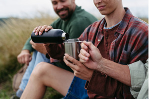 Grandfather, father and teen boy, a Person Photo by HalfPoint