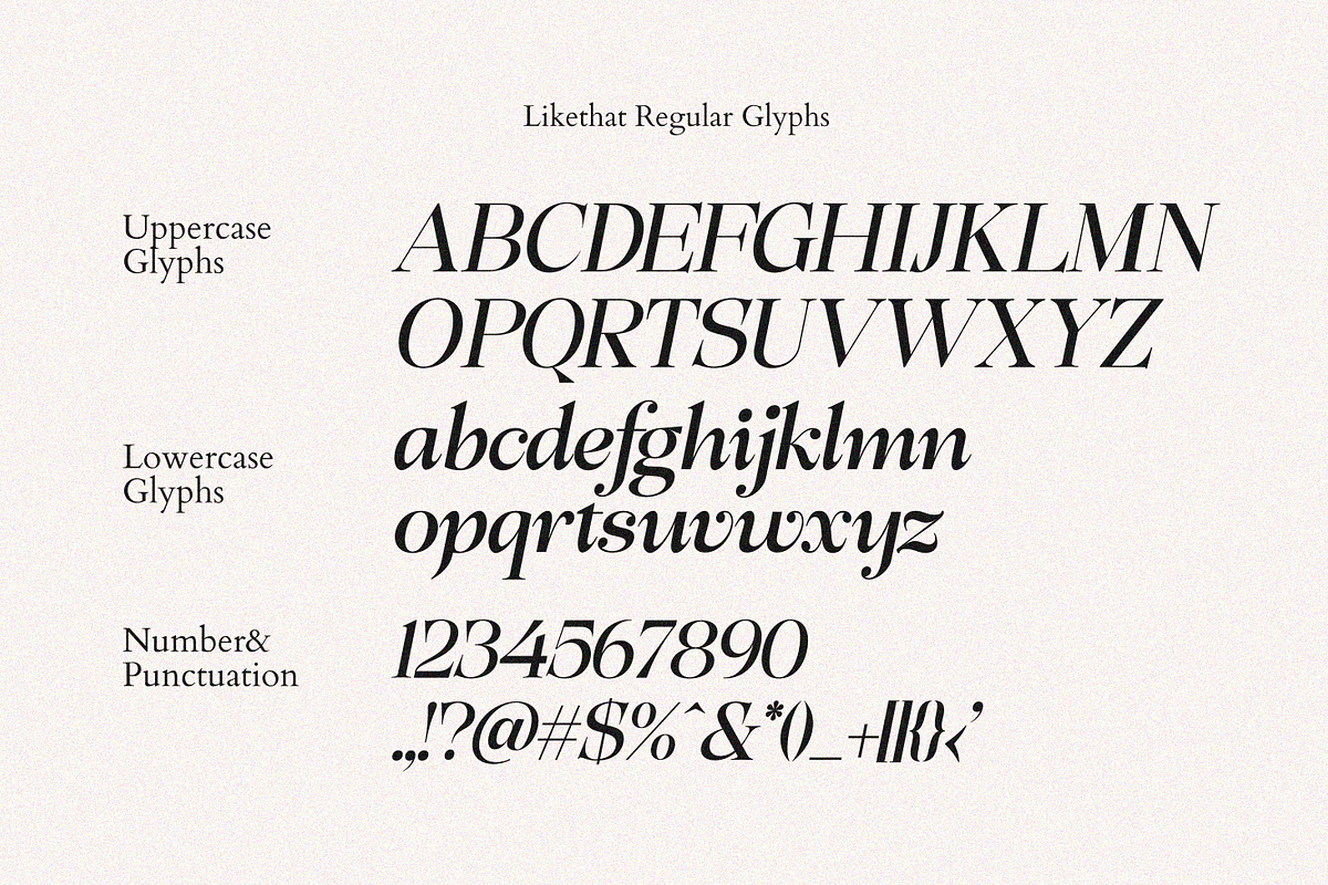 Likethat Font, a Serif Font by zeenesia (Photo 19 of 20)