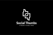 Social Thumbs Up Media Logo, a Branding & Logo Template by yopie (Thumbnail 2 of 3)