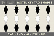 Motel Key Tag Shapes, an Object Graphic by Brian Ritter Design (Thumbnail 1 of 2)