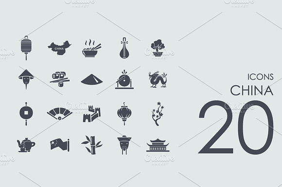 20 China Icons