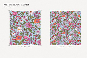 Floral Modern Pattern And Graphics