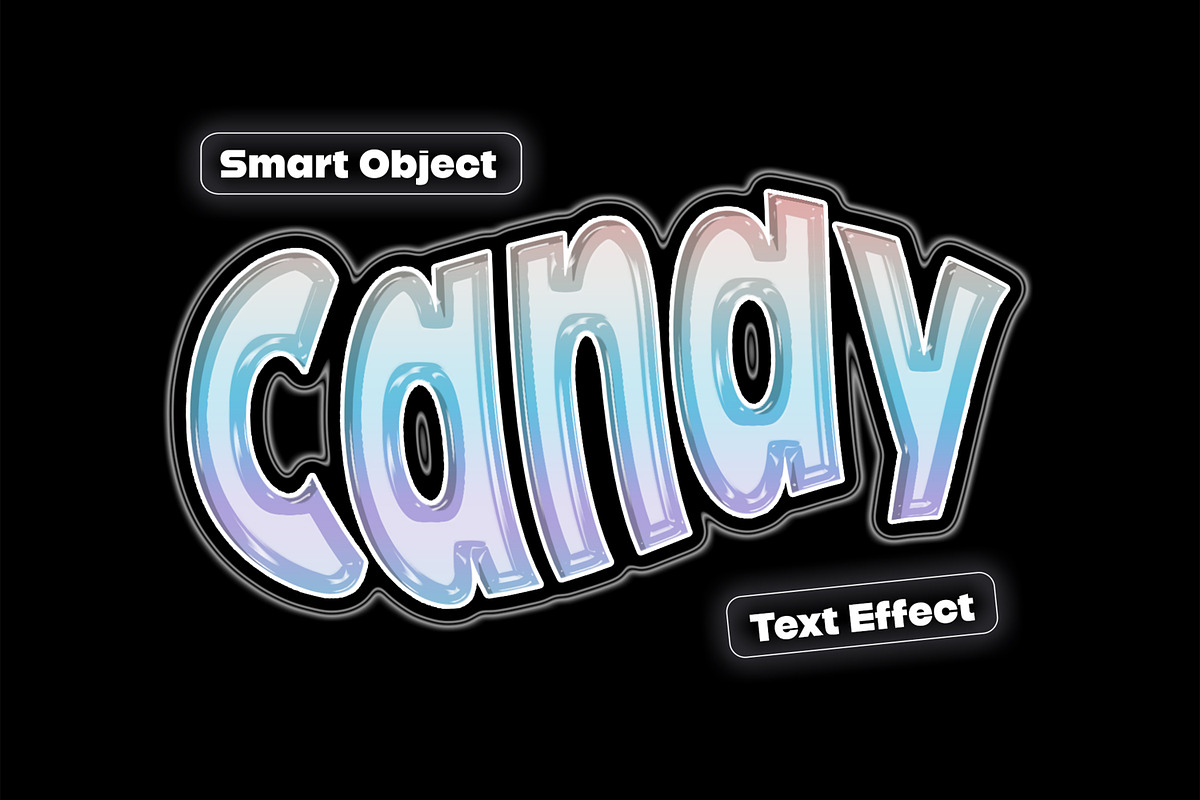 Candy Themed Text Effect, a Layer Style Add-On by ContestDesign (Photo 1 of 3)