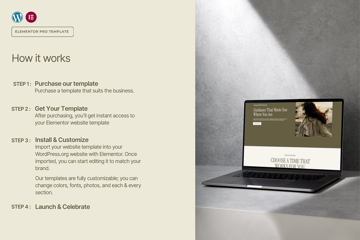 Coach & Therapist Website Template, a WordPress Template by Web Template Market (Photo 5 of 9)
