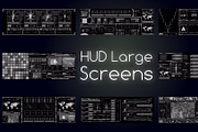 HUD Large Screens DaVinci Resolve, a Templates & Theme by FlashFXbox (Thumbnail 1 of 2)