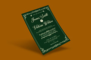Art Deco Wedding Invitation, an Invitation Template by dokudokunomi (Thumbnail 2 of 4)