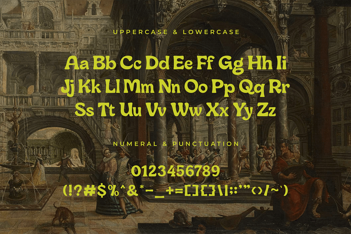 Groveo – Display Retro Font, a Serif Font by overlaytemplates (Photo 4 of 5)