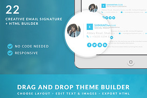 Responsive Email Signature Builder