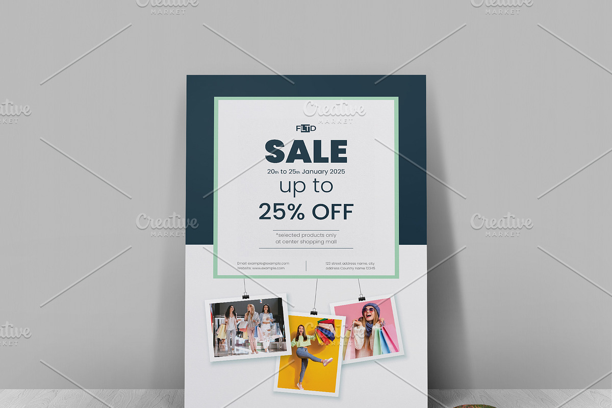 Sale Flyer Template, a Flyer Template by Cristal Pioneer (Photo 5 of 5)
