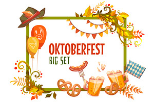 Oktoberfest banner set