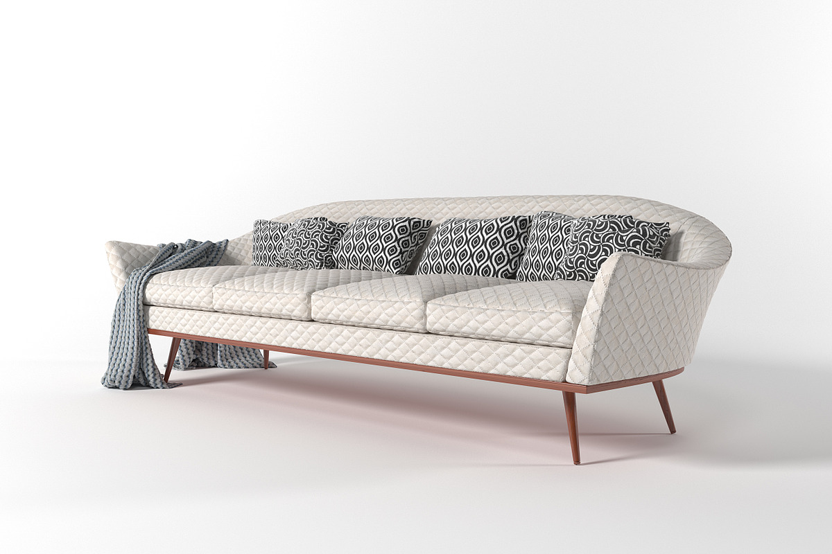 Sofa by Ico Parisi, a Furniture 3D Model by inDahouze (Photo 5 of 8)