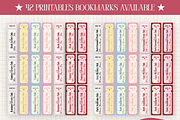 Book Lovers Ticket Bookmark, a Stationery Template by PixelBloomClub (Thumbnail 2 of 6)