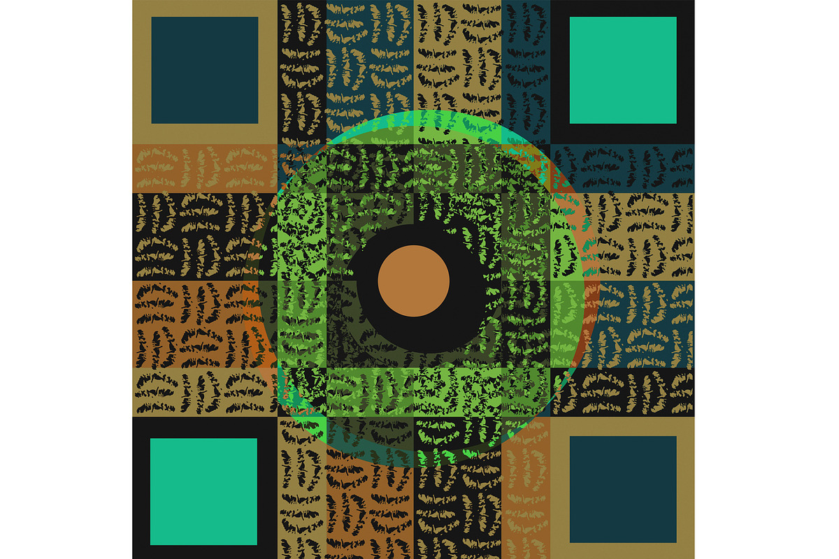 Moon Glow Modern Geometric, a Background Graphic by Sharon Schwalbe (Photo 5 of 6)