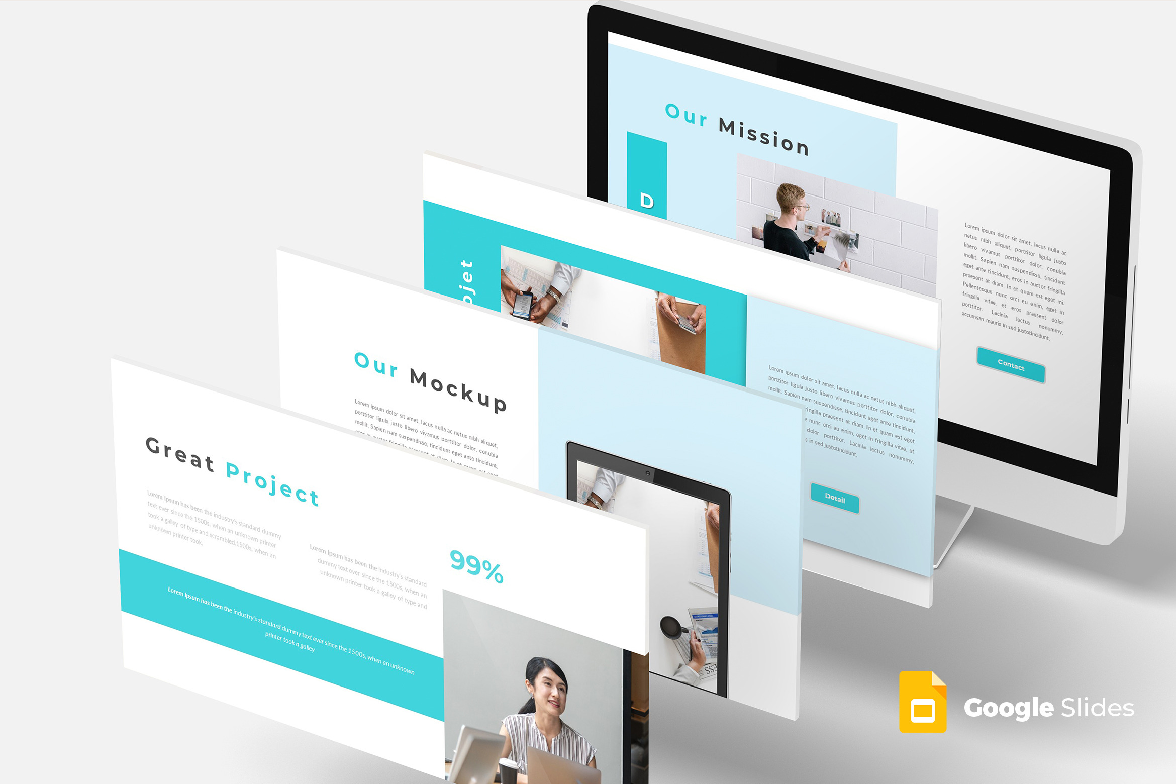 Dana - Google Slides Template, a Presentation Template by AQR Studio