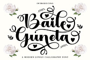 Baile Guneta, a Script Font by TM Type (Thumbnail 1 of 10)