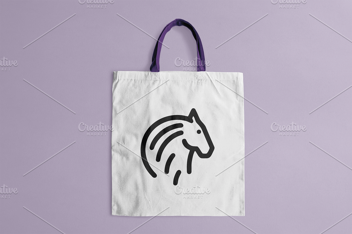 Modern Monoline Horse Logo, a Branding & Logo Template by Vectorium Studio (Photo 2 of 2)