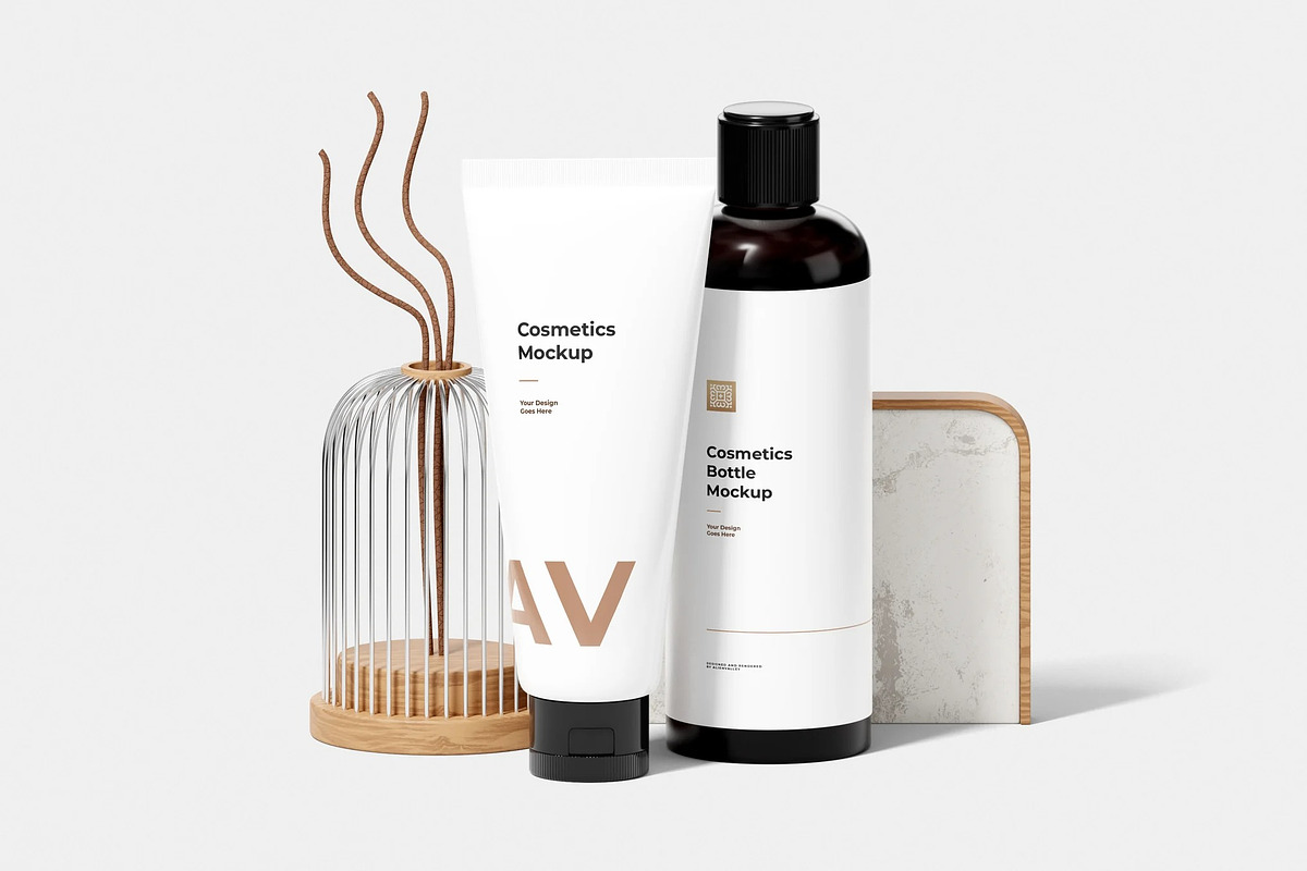Cosmetics Mockup, a Product Mockup by zpackcreative (Photo 1 of 4)
