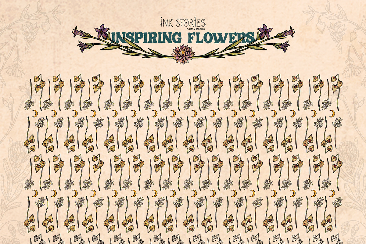 Inspiring Flowers, a Decorative Illustration by Ink Stories (Photo 19 of 21)