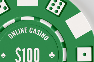 Casino Chips Mockup - 6 Views