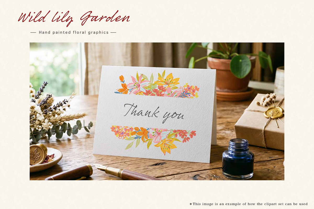 Wild Lily Garden Botanical Set, a Pattern Graphic by Sawango Designs (Photo 9 of 9)