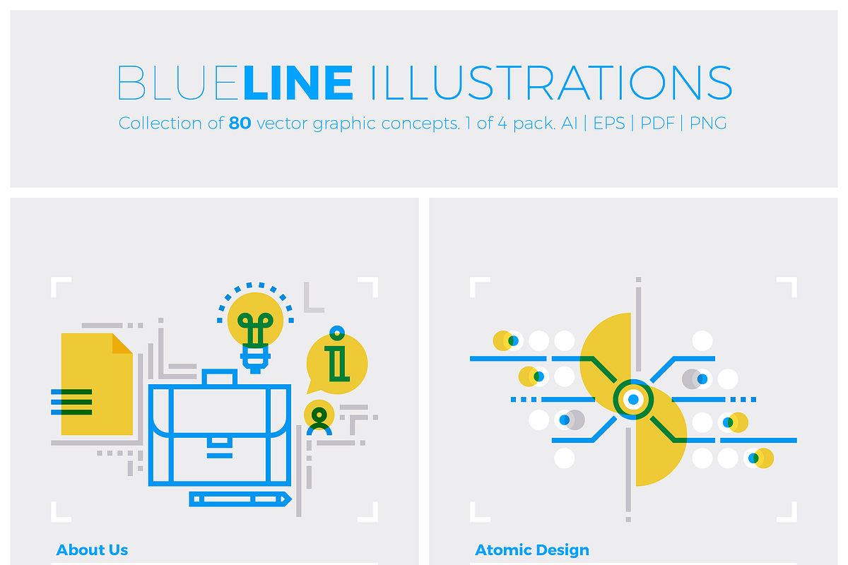 Blueline Illustrations Collection, an Outline Icon by Anatolii Babii (Photo 3 of 6)